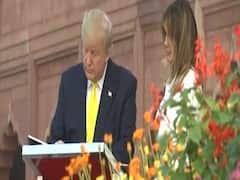Donald Trump writes a special message at Taj Mahal's visitor book