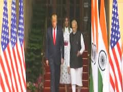 Trump's moments at Rashtrapati Bhawan | ABP Special 