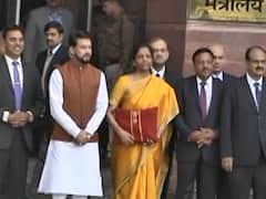 Budget 2020: Nirmala Sitharaman leaves with Anurag Thakur to meet President