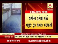 વલસાડમાં બેફામ દોડતા ટ્રકની અડફેટે દંપત્તિનું મોત, જુઓ વીડિયો 