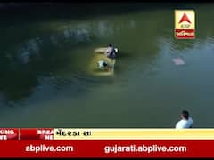 જૂનાગઢઃ મેંદરડા-સાસણ રોડ પર કાર પાણીમાં કાબકી, કારમાં બેઠેલો લોકોની શોધખોળ શરૂ, જુઓ વીડિયો