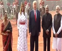 21 Gun Salute to President Trump | अमेरिकेचे अध्यक्ष डोनाल्ड ट्रम्प यांना 21 तोफांची सलामी