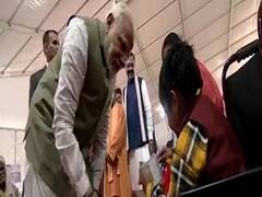 Prayagraj: PM distributes assistive aids to senior citizens, differently-abled