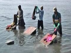 'Ganga Jal' released into ''maili'' Yamuna