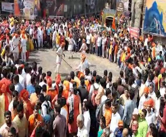 Shiv Jayanti 2020 | पुण्यात डोळ्यांचं पारणं फेडणारा शिवजन्मोत्सव स्वराज्य रथ | ABP Majha