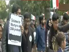 Protest at Delhi's Jantar Mantar against CAA