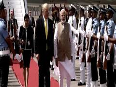 Trump आये तो पीली टाई में दिखे, उसका भी मतलब है, जानिए । ट्रंप के पहले भारत दौरे की वीडियो रिपोर्ट