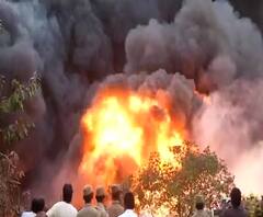 Oil Warehouse Fire | चेन्नईत तेलाच्या गोदामाला भीषण आग, अग्निशमन दलाच्या 12 गाड्या घटनास्थळी दाखल