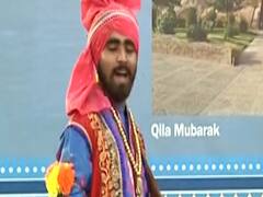 Artists practice for performance before Trump's arrival