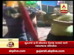 સુરતઃ ફરી એકવાર કાયદા વ્યવસ્થાની ધજ્જીયાં ઉડી, યુવાનનો તલવારથી કેક કાપતો વીડિયો વાયરલ