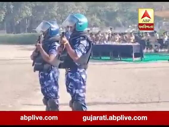 જામનગર: પોલીસ હેડ ક્વાર્ટરમાં RFAએ દ્વારા યોજાઈ મોકડ્રીલ, જુઓ વીડિયો 