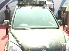 DefExpo2020 में दिखी बिना ड्राइवर वाली कार, उग्रवादियों के खिलाफ ऑपरेशन में होगी इस्तेमाल