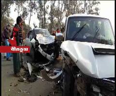 সিউড়িতে জাতীয় সড়কে দুটি গাড়ির মুখোমুখি সংঘর্ষে ২ জনের মৃত্যু, আহত ৩