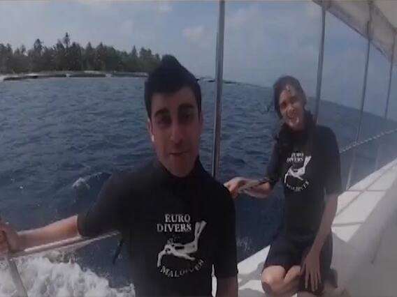 Gautam Rode, Pankhuri enjoy vacation in Maldives