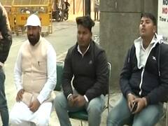 AAP volunteers stand guard outside EVM strongrooms