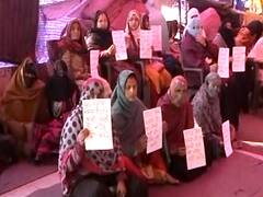 Shaheen Bagh's silent protest ahead of Delhi election final results