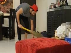 Actor Sharad Malhotra's fun way of doing household chores 