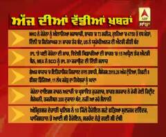 Headlines On ABP Sanjha (12-3-2020)