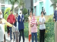 Lucknow ने Corona से लड़ने वाले हीरोज़ के सम्मान में जमकर बजाई थाली और शंख