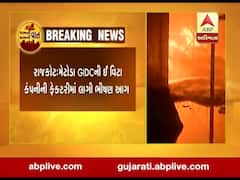 રાજકોટઃ મેટોડા GIDCની ઇ વિટા કંપનીની ફેક્ટરીમાં લાગી ભીષણ આગ, જુઓ વીડિયો