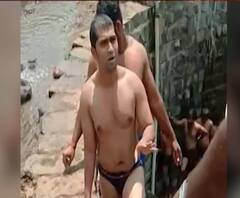 Maharashtra Lockdown | साहेब मारा, आधी कपडे घालू द्या; विहिरीवर पोहायला गेलेल्यांना पोलिसांचे फटके