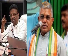 রবীন্দ্রভারতীকাণ্ড: 'মহিলাদের মাদক খাইয়ে আন্দোলন করানো হচ্ছে', মন্তব্য দিলীপ ঘোষের, 'উনি নিজে খেয়ে আছেন কি?', পাল্টা প্রশ্ন ফিরহাদের