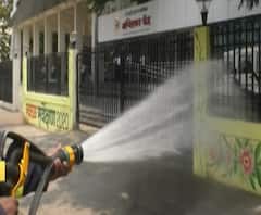 Coronavirus | नवी मुंबई शहरात ठिकठिकाणी निर्जंतुकीकरण सुरु