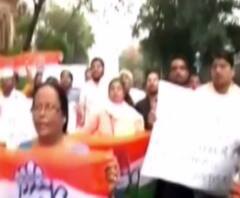 দিল্লিতে অধীর চৌধুরীর বাড়িতে হামলার প্রতিবাদে পথে যুব কংগ্রেস