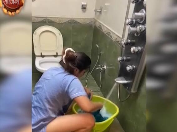 Reem Sheikh aka Kalyani of 'Tujhse Hai Raabta' does laundry at home in lockdown 