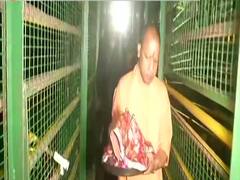 CM Yogi does not maintain social distancing amid lockdown