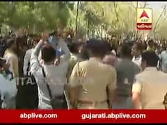 ગુજરાત યુનિવર્સિટી પરિણામની શરૂઆતમાં બંને પક્ષો વચ્ચે જોરાદાર નારેબાજી, જુઓ વીડિયો