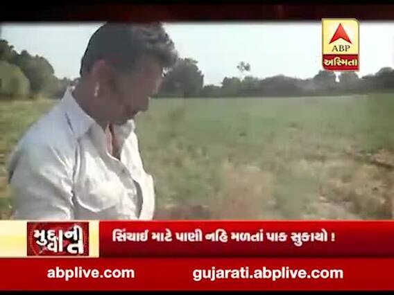 મુદ્દાની વાતઃ સિંચાઇ માટે પાણી નહીં મળતાં પાક સુકાયો! જુઓ અહેવાલ 