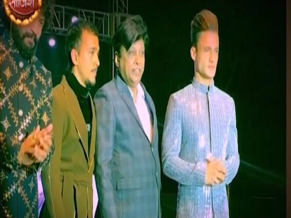 Asim Riaz turns show stopper for designer Pankaj Soni