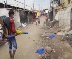 Rural News | कोरोनाच्या पार्श्वभूमीवर बेळगावातील यलम्मा मंदिर परिसरात औषध फवारणी | माझं गाव माझा जिल्हा