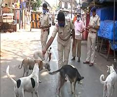 Mumbai Police Feeding Dogs | मुंबई पोलिसांकडून मुक्या जीवांना अंडी, पाणी, वर्गणी काढून जेवणाचीही सोय