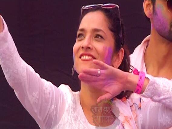 Ankita Lokhande attends Holi party with her boyfriend