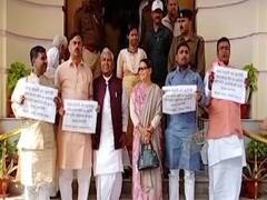 बिहार में भ्रष्टाचार, चूहे हर बार जिम्मेदार! चूहा लेकर नीतीश सरकार के खिलाफ RJD का प्रदर्शन