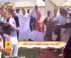 सीएम त्रिवेंद्र रावत ने खेली होली