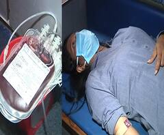 Nagpur Blood Donation | कोरोनाच्या भीतीपोटी नागपूरकरांची रक्तदानाकडे पाठ, 'माझा'च्या प्रतिनिधींचा रक्तदान करत पुढाकार!