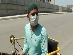 Lockdown: दिव्यांग साइकिल पर 100 किलोमीटर के सफर को निकले पोलियो से ग्रसित गुलाम मोहम्मद 