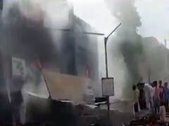 પંચમહાલઃ કાલોલના ગેસ્ટ હાઉસમાં લાગી આગ, મચી અફરા-તફરી, જુઓ વીડિયો