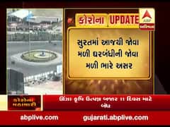કોરોનાના ત્રણ કેસ પોઝિટિવ આવતા સુરતમાં સન્નાટો, આજથી જ ઘરબંઘીની જોવા મળી અસર, જુઓ વીડિયો 