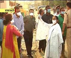 করোনা: সরকারী হাসপাতাল, রাজারহাট কোয়ারেন্টাইন সেন্টার পরিদর্শনে মুখ্যমন্ত্রী