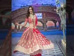 Karishma Tanna's stunning ramp-walk in bridal attire will floor you