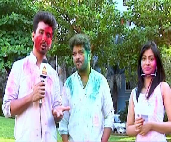 Holi Special | झी मराठीवरील 'माझ्या नवऱ्याची बायको' या मालिकेच्या सेटवरील रंगपंचमीची धमाल 