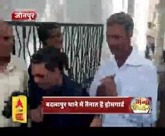 जौनपुर : होमगार्ड ने डीएम आफिस के सामने बोतल मे पेट्रोल लेकर पहुंचा आत्मदाह करने