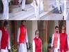Amitabh Bachchan twins with son Abhishek 