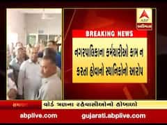 મોરબીઃ ભૂગર્ભ ગટરના પ્રશ્ને લોકોએ મચાવ્યો હોબાળો, જુઓ વીડિયો