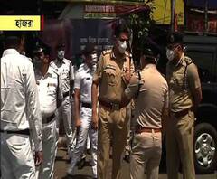 লকডাউনে শহরের পরিস্থিতি খতিয়ে দেখতে পথে পুলিশ কমিশনার অনুজ শর্মা