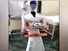 Robots serving food to COVID-19 patients in Jaipur hospital
